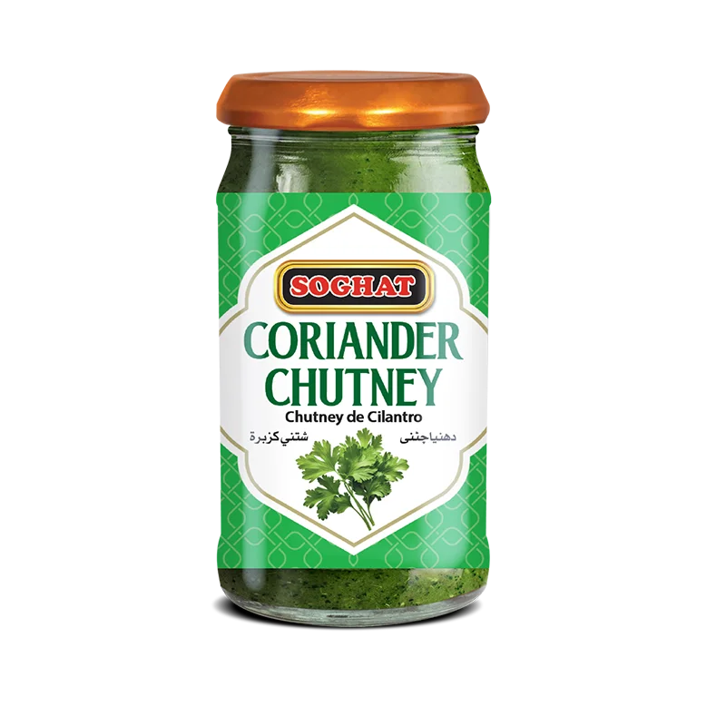 Soghat Coriander Chutney 340 gm — fotografía original del proveedor