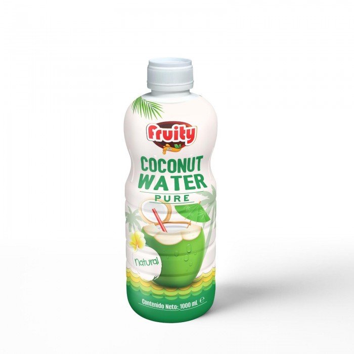 Fruity Agua de coco 1 L · Botella