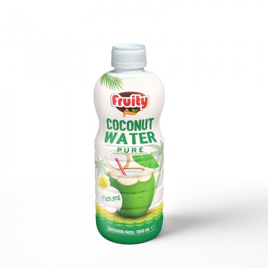 Fruity Agua de coco 1 L · Botella