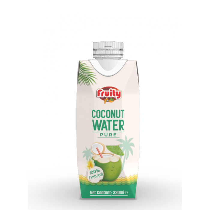 Fruity Agua de coco 330 ml · Tetra