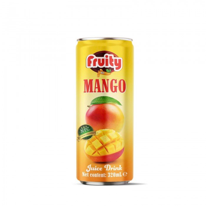 Fruity Bebida de mango 320 ml · Lata
