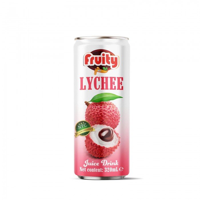 Fruity Bebida de lichi 320 ml · Lata