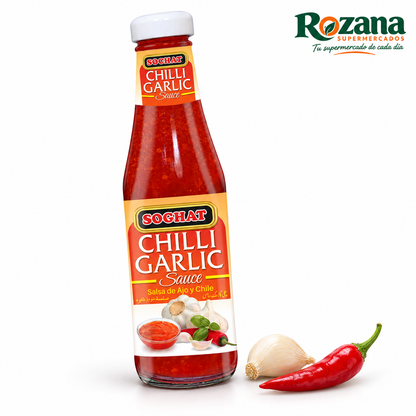 Soghat Salsa de chile y ajo 330 g — presentación Rozana