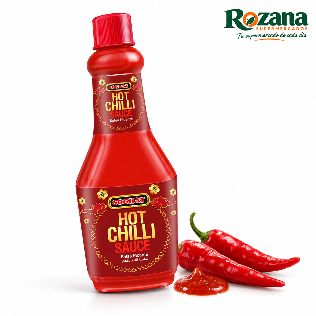 Soghat Salsa Hot Chilli 250 ml — presentación Rozana