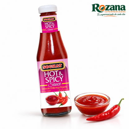 Soghat Salsa Hot & Spicy 330 g — presentación Rozana