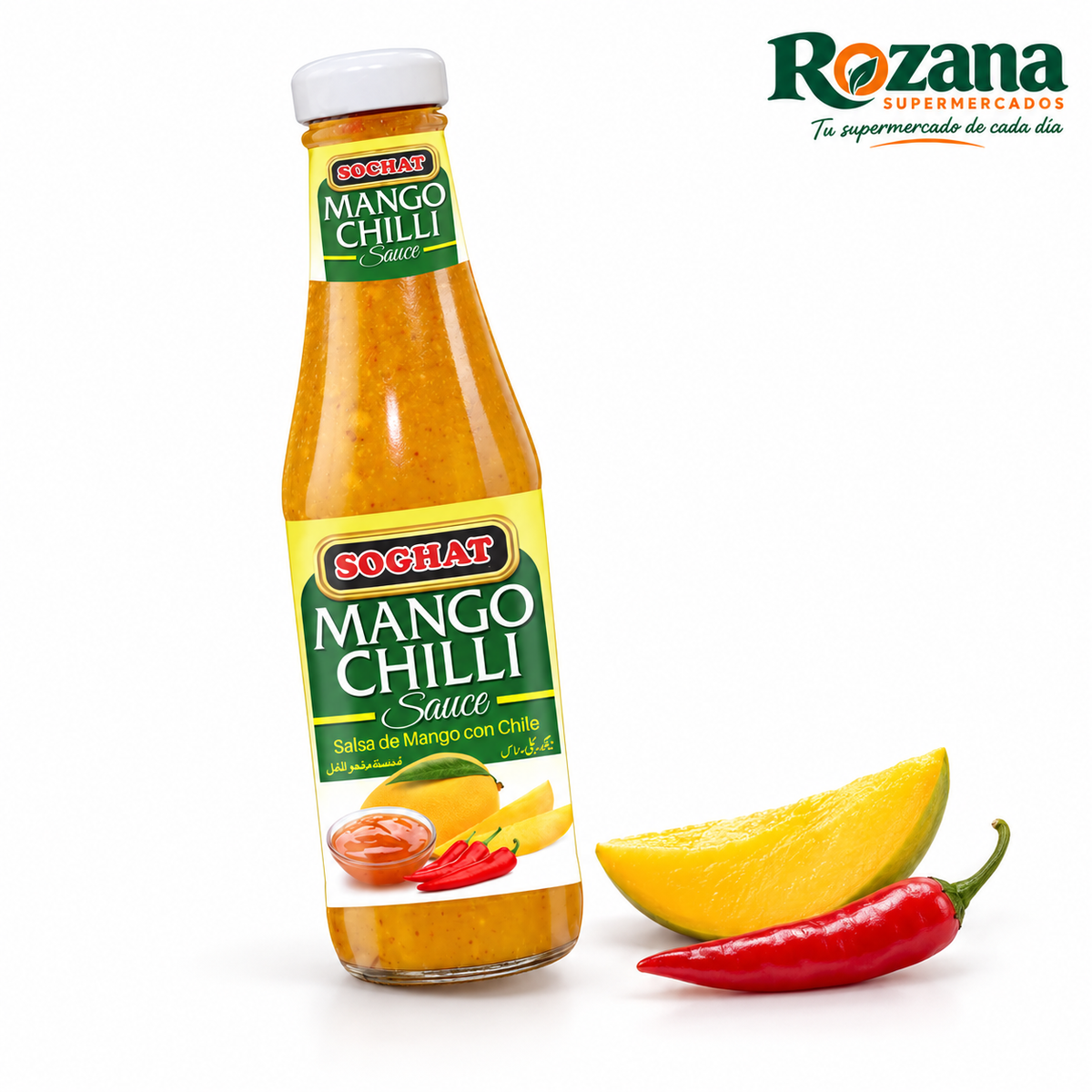 Soghat Salsa de mango y chile 350 g — presentación Rozana