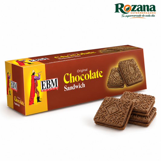 EBM Galletas Chocolate Sandwich 70 g — presentación Rozana