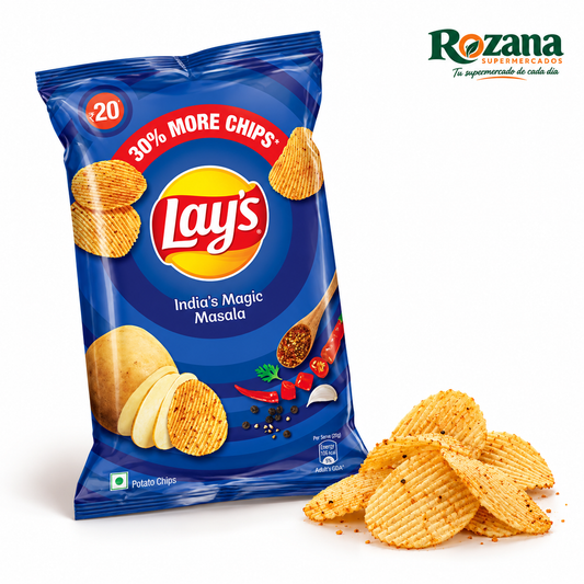 Lay’s India’s Magic Masala 70 g · India — presentación Rozana