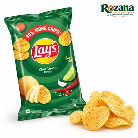 Lay’s Chile Limón 70 g · India — presentación Rozana