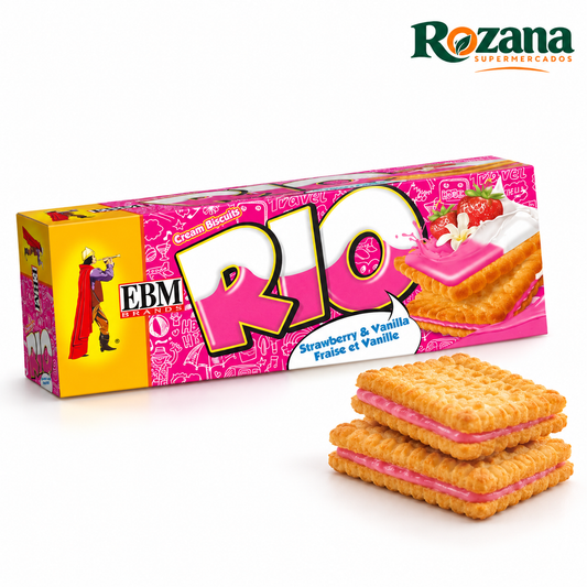 EBM Galletas RIO Strawberry 70 g — presentación Rozana