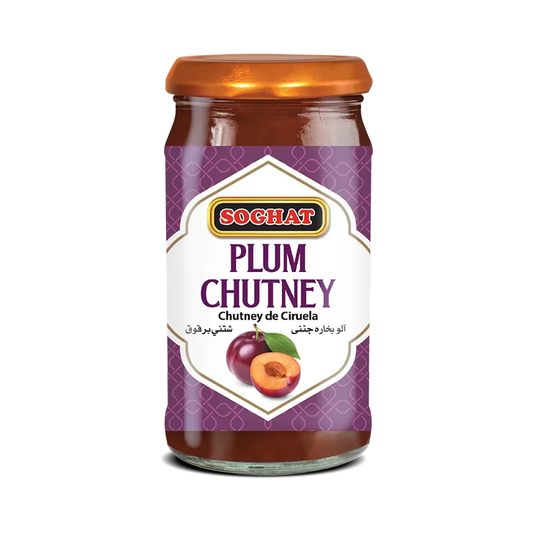 Soghat Plum Chutney 430 gm — fotografía original del proveedor